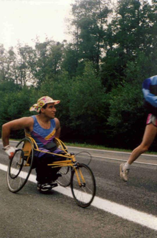 Paris-Moscou en Fauteuil roulant