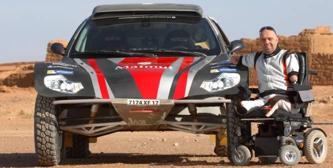 Después de la sal, la arena… Philippe Croizon está  preparando su « Dakar »…